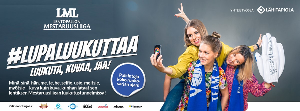 #LupaLuukuttaa - Lentopallo antaa parhaat elämykset katsomossa!