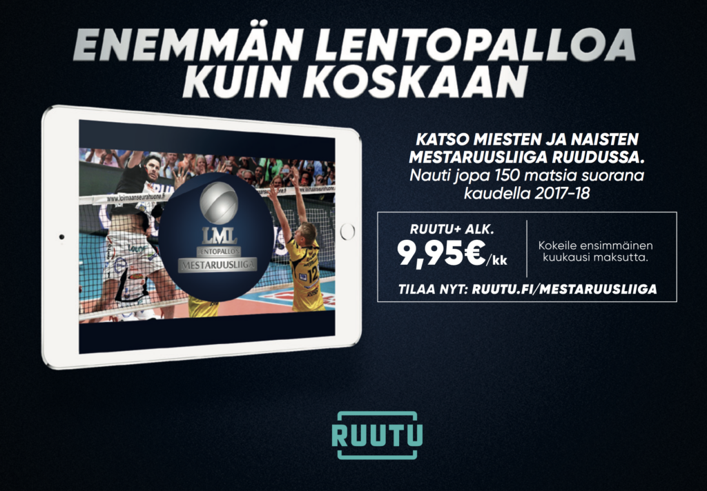 Ruutu+ näyttää neljä peliä viikossa