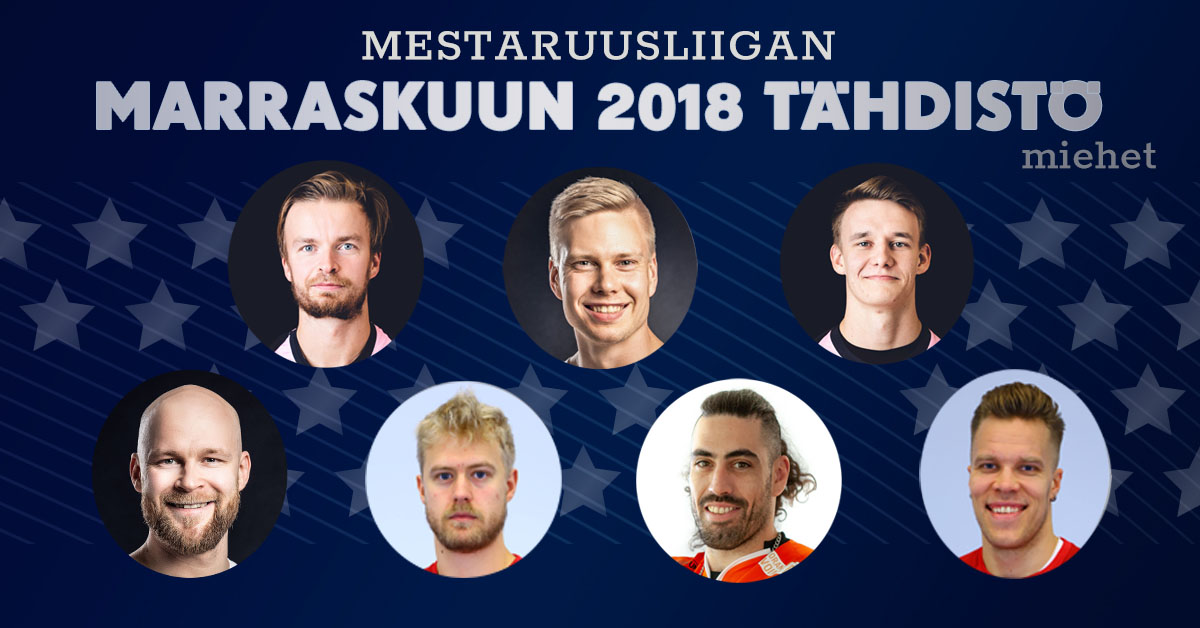 Kaatrasalo ja Bright Mestaruusliigan marraskuun pelaajat
