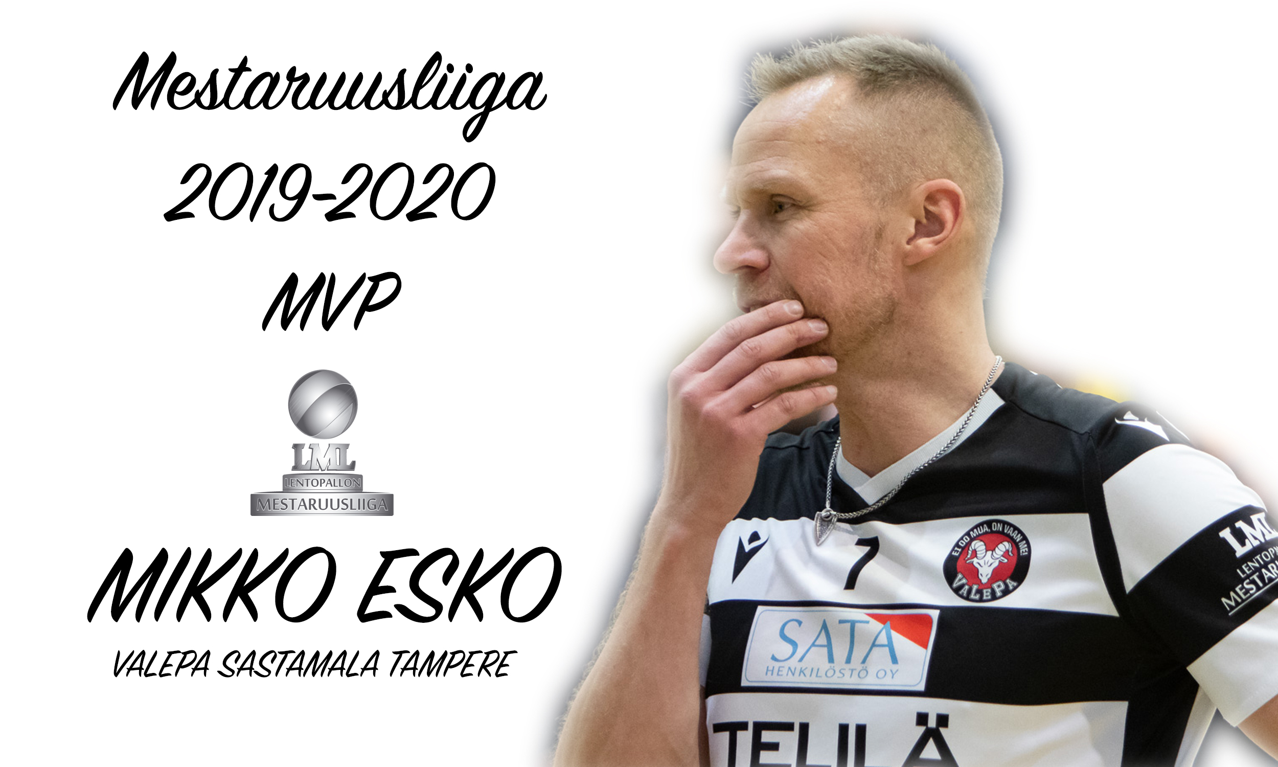 Mikko Esko kolmannen kerran perättäin kauden miesliigapelaaja