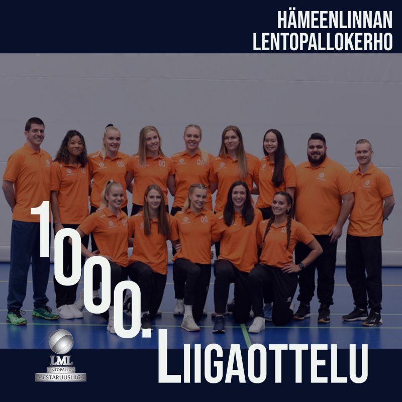 Hämeenlinnalla keskiviikkona 1000. naisten liigaottelu