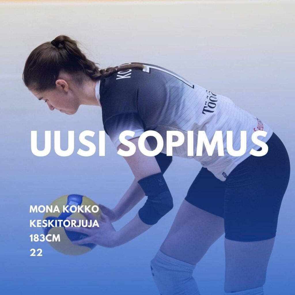 Kokko jatkaa Helsinki Volleyssa myös liigassa