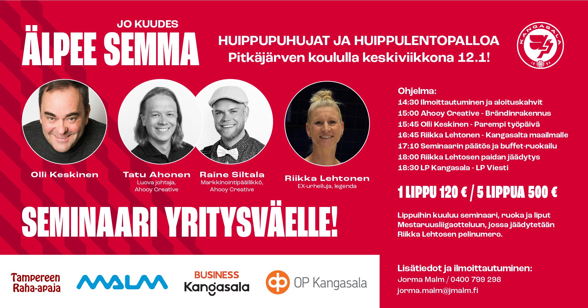 LP Kangasalan Älpee Semma tammikuussa