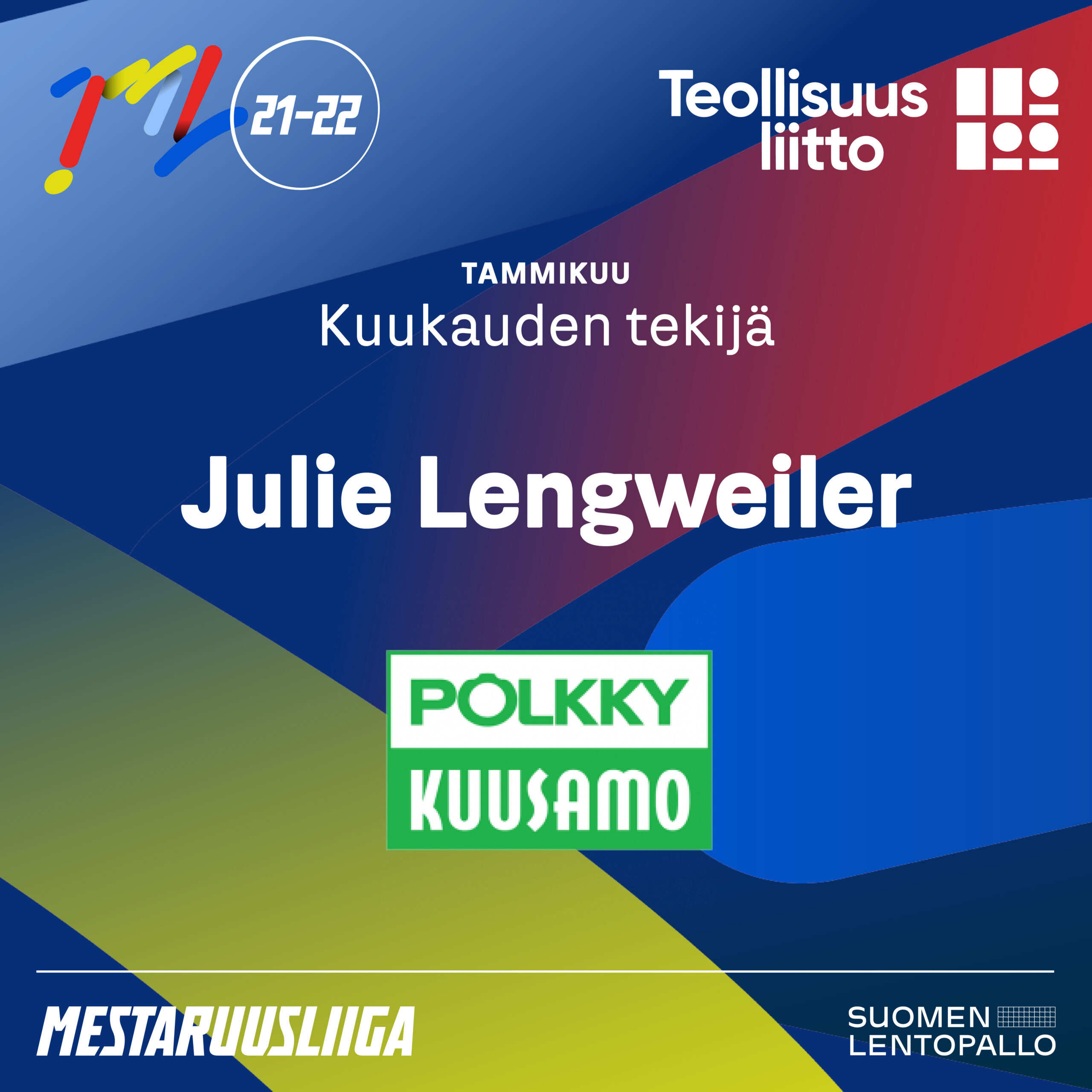 Lengweiler ja Ivanov Kuukauden Tekijät Mestaruusliigassa