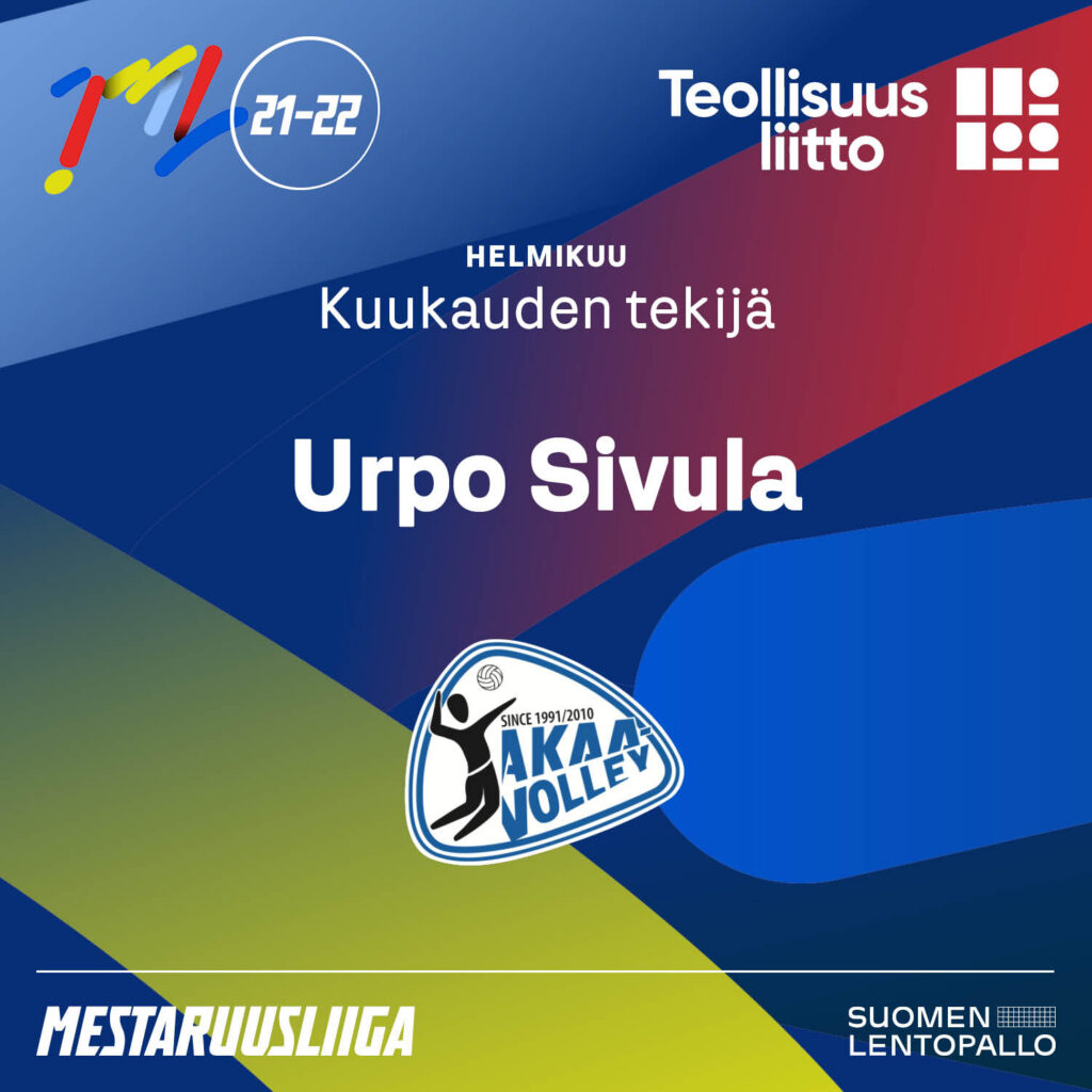 Andrikopoulou ja Sivula Mestaruusliigan helmikuun Kuukauden Tekijät