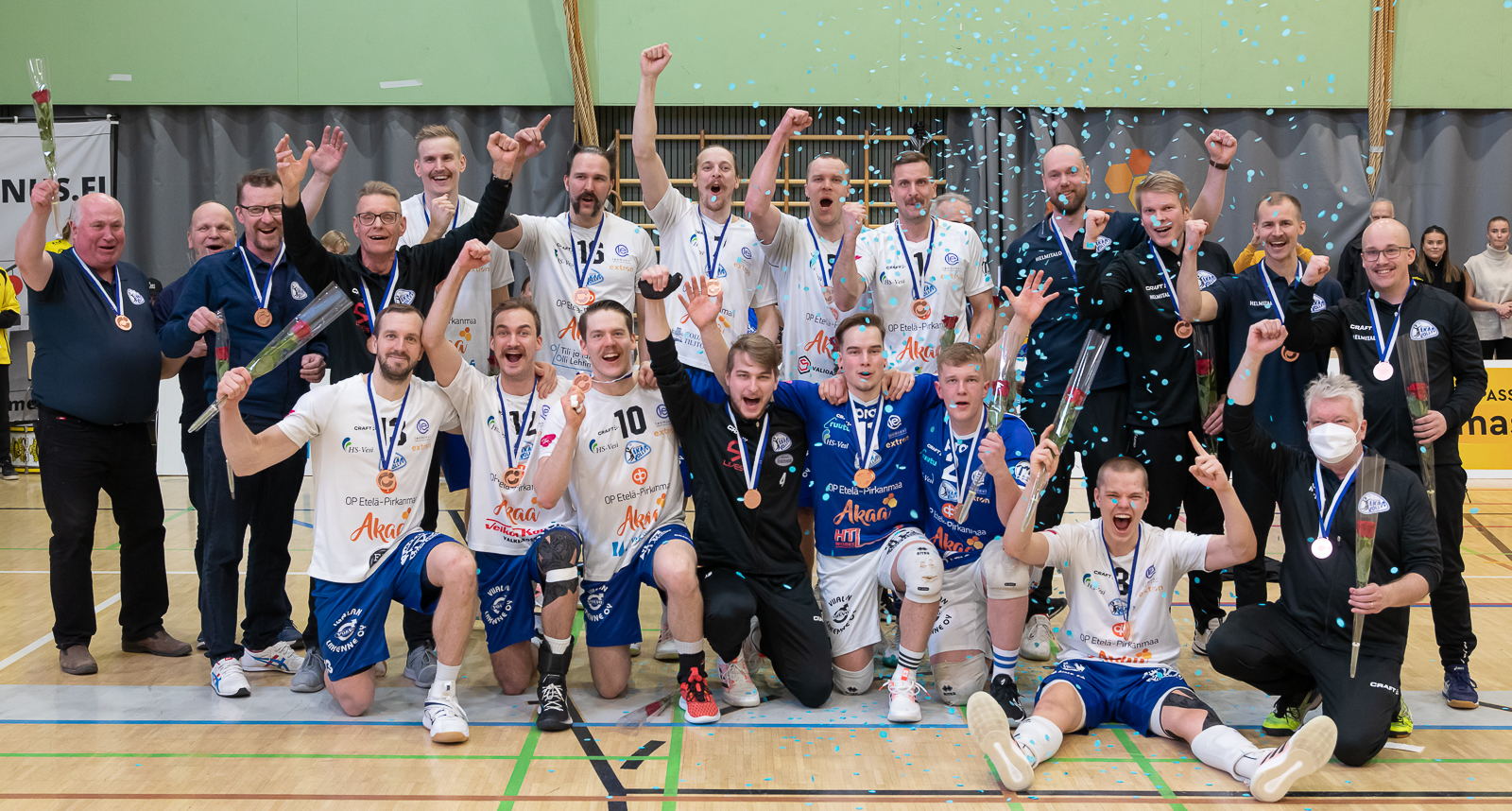 Akaa-Volleyn neljäs kausi Mestaruusliigassa toi pronssimitalin