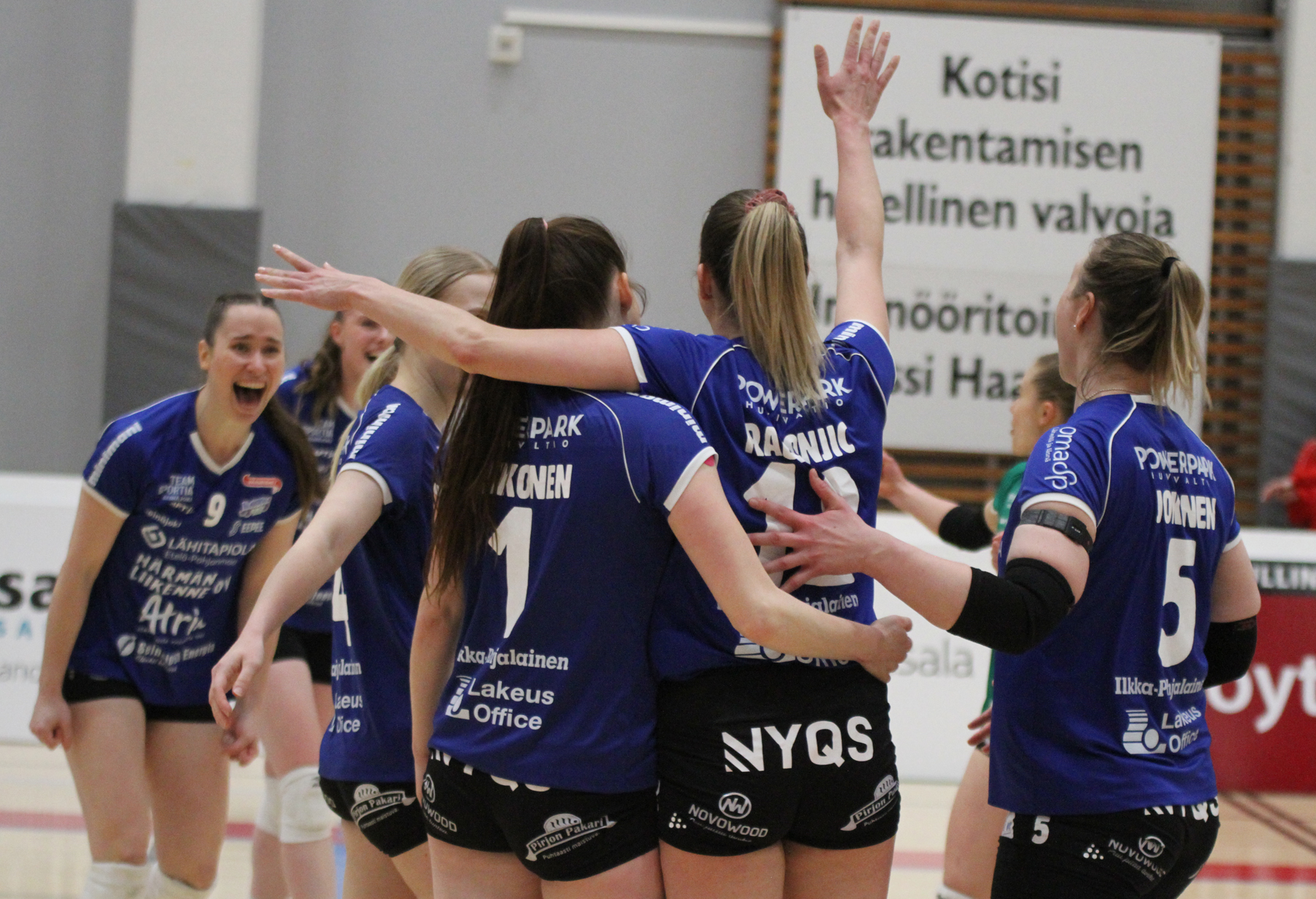 JymyVolley yllätti LP Kangasalan vieraissa - Pölkky ja Arctic Volley kotivoittoihin