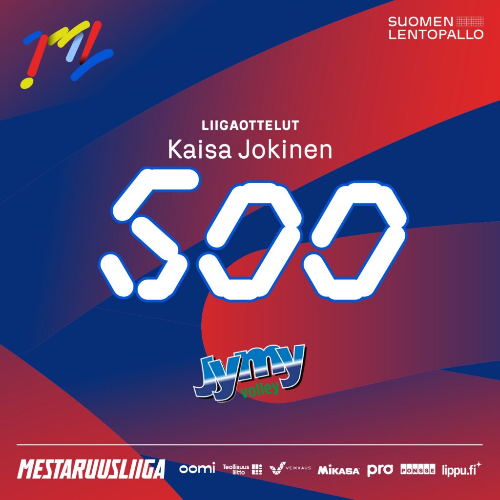 Kaisa Jokiselle 500 ja Urpo Sivulalle 400 liigaottelua lauantaina
