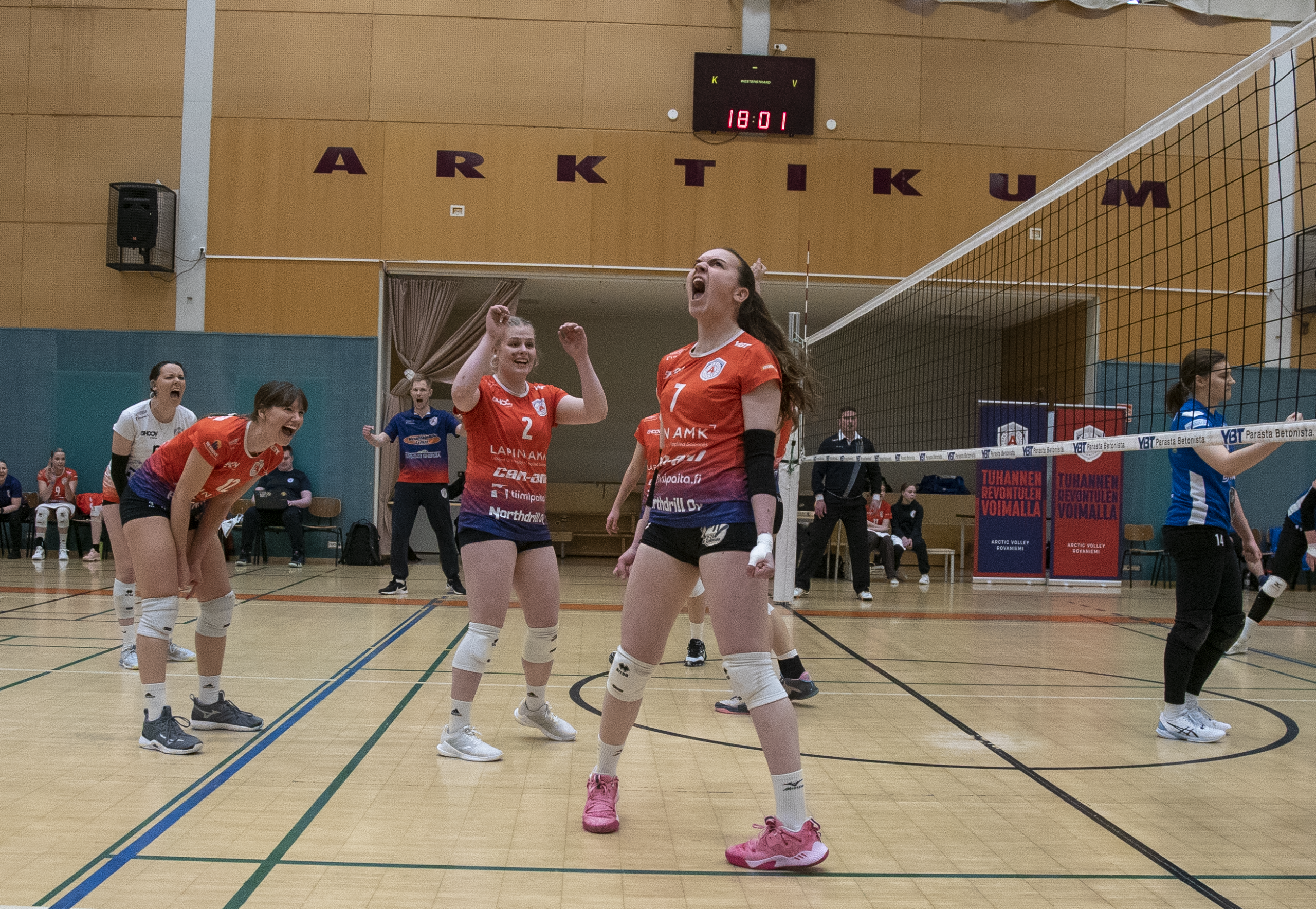Juju kiusasi Arctic Volleyta - Voitot silti 2-0