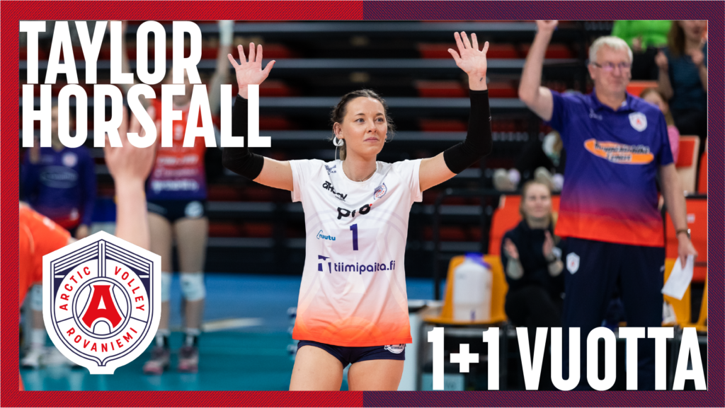 Tiedote: Taylor Horsfall jatkosopimukseen Arctic Volleyn kanssa