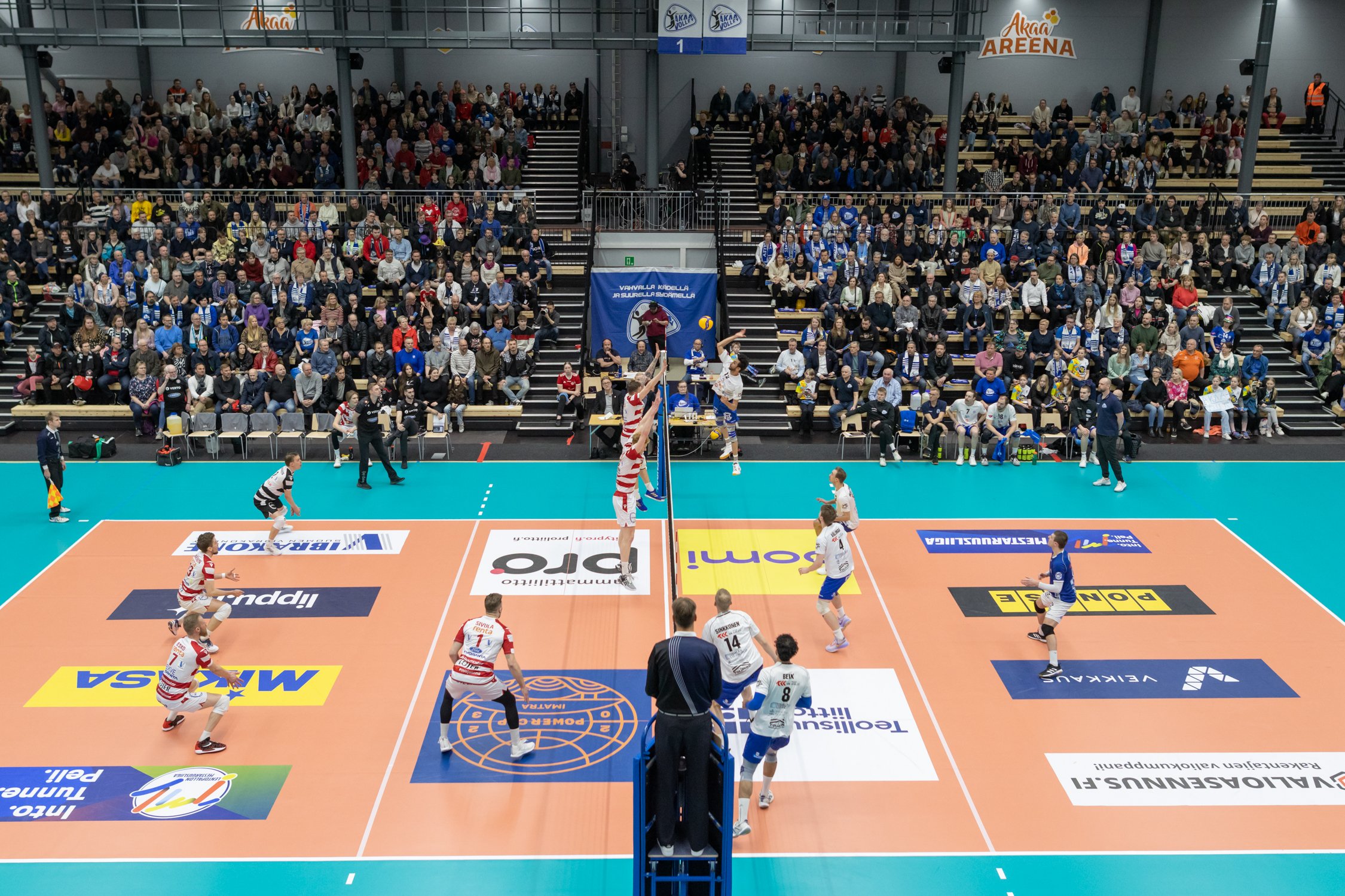 Akaa-Volleyn taistelu riitti yhteen erävoittoon - VaLePa 2-0 -johtoon