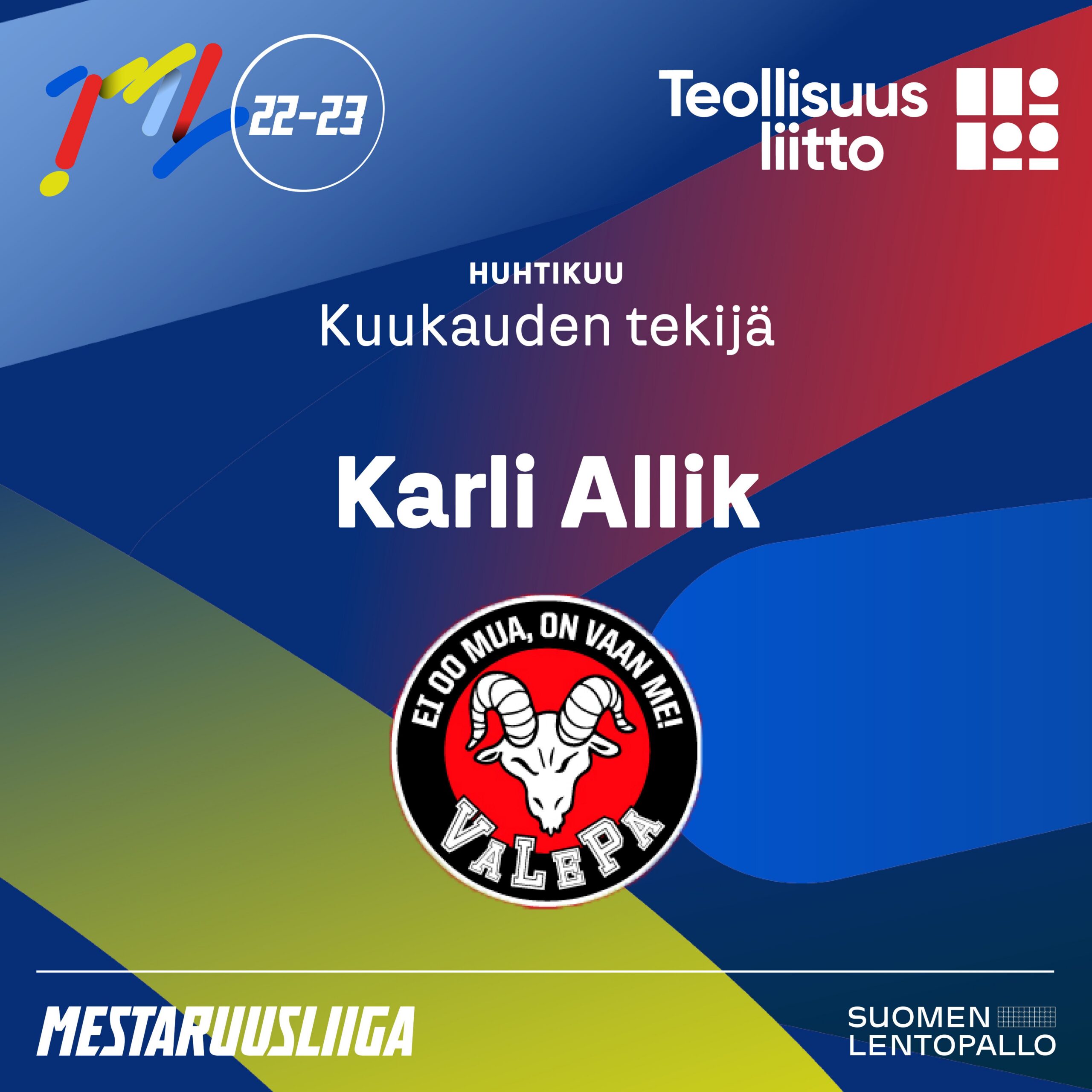 Kylmäaho sekä Allik kauden viimeiset Teollisuusliiton Kuukauden Tekijät