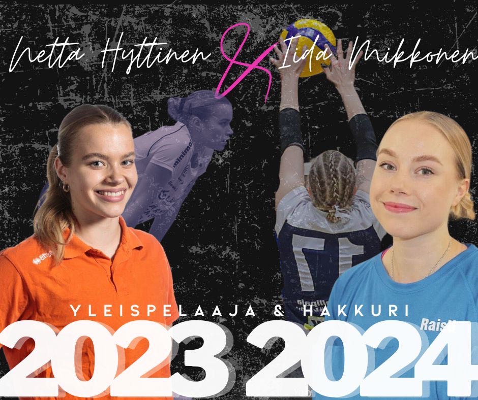 Netta Hyttinen ja Iida Mikkonen uudet LiigaPloki-pelaajat
