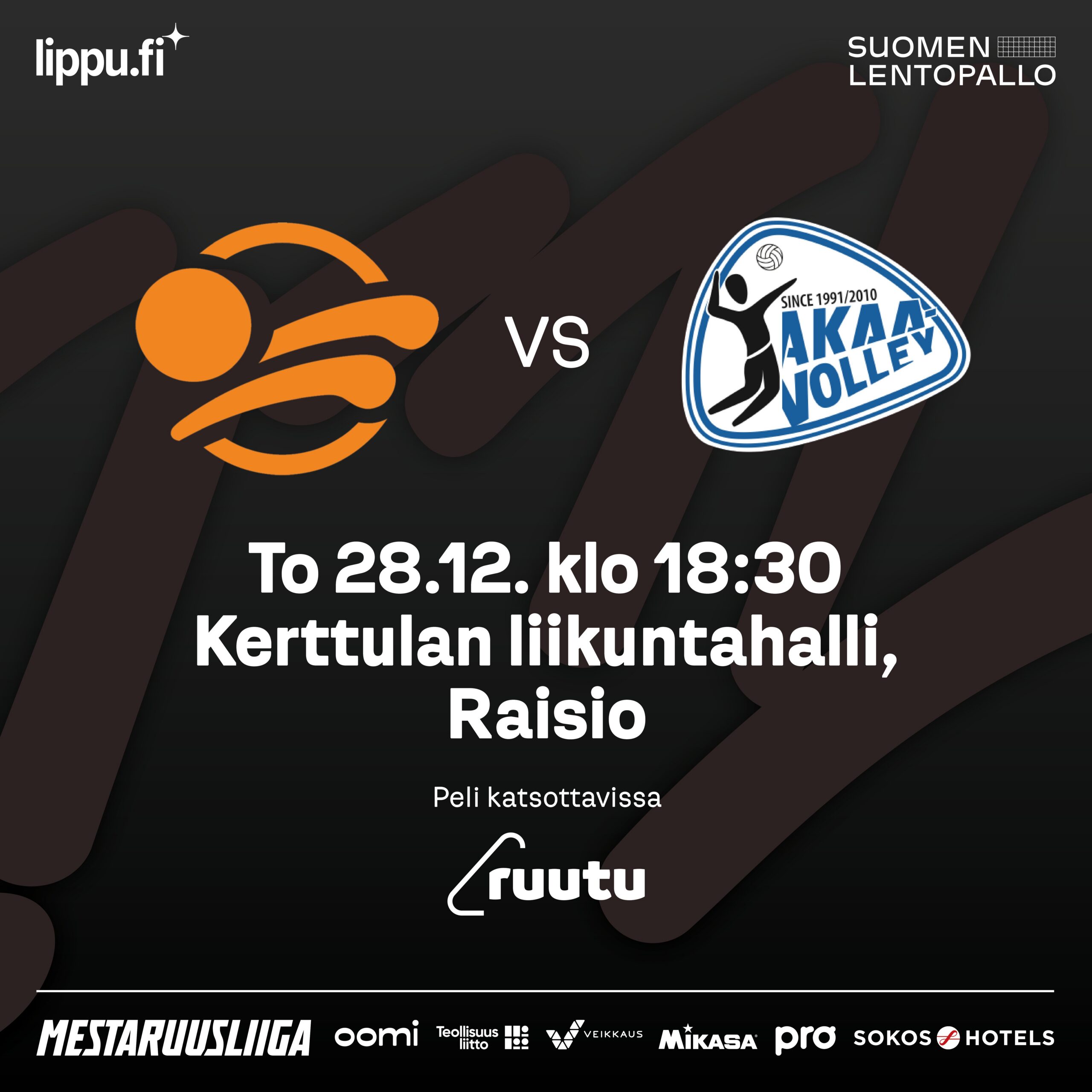 VIIKON OTTELU: Tasokasta kinkunsulattelua Loimun ja Akaa-Volleyn välillä