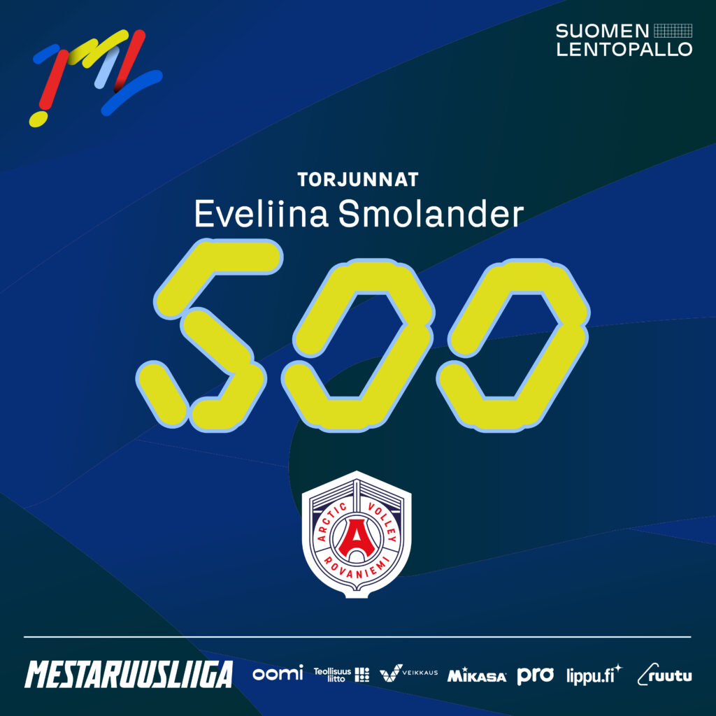 Eveliina Smolanderille 500 liigatorjuntaa