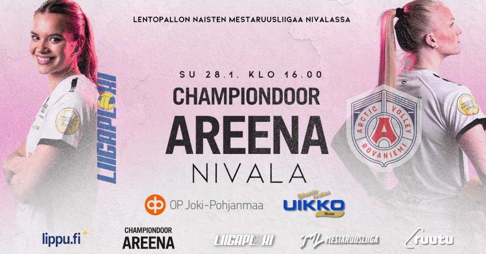 Lentopallon naisten Mestaruusliigaa Nivalassa 28.1.