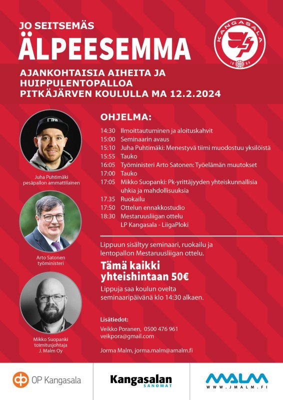 Seitsemäs ÄLPEESEMMA maanantaina