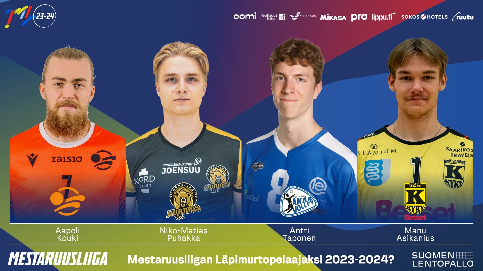 Ketkä ovat valintasi Mestaruusliigan Läpimurtopelaajiksi 2023-2024 ?
