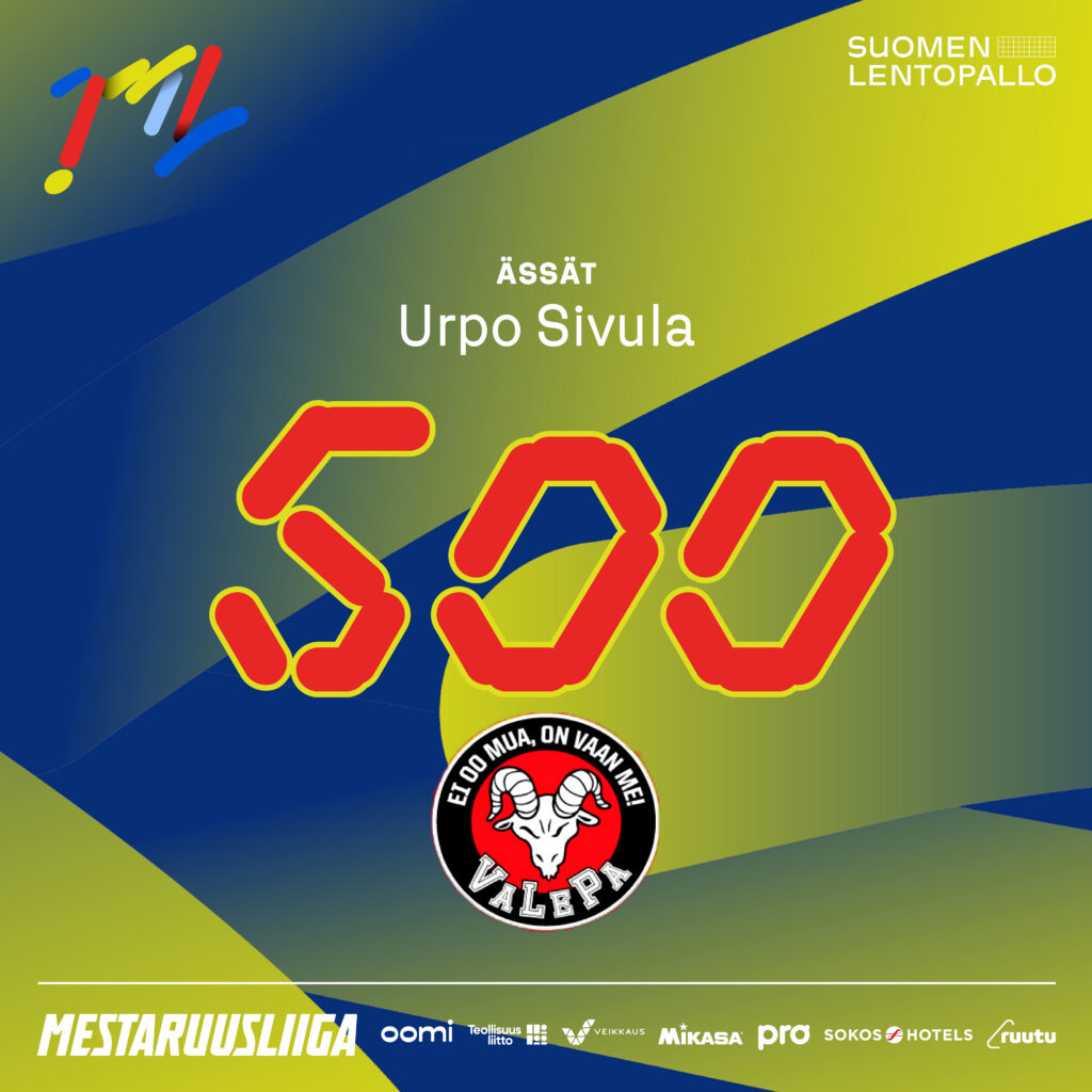 Urpo Sivulalle seuraava merkkipaalu - 500. ässä pääsarjassa
