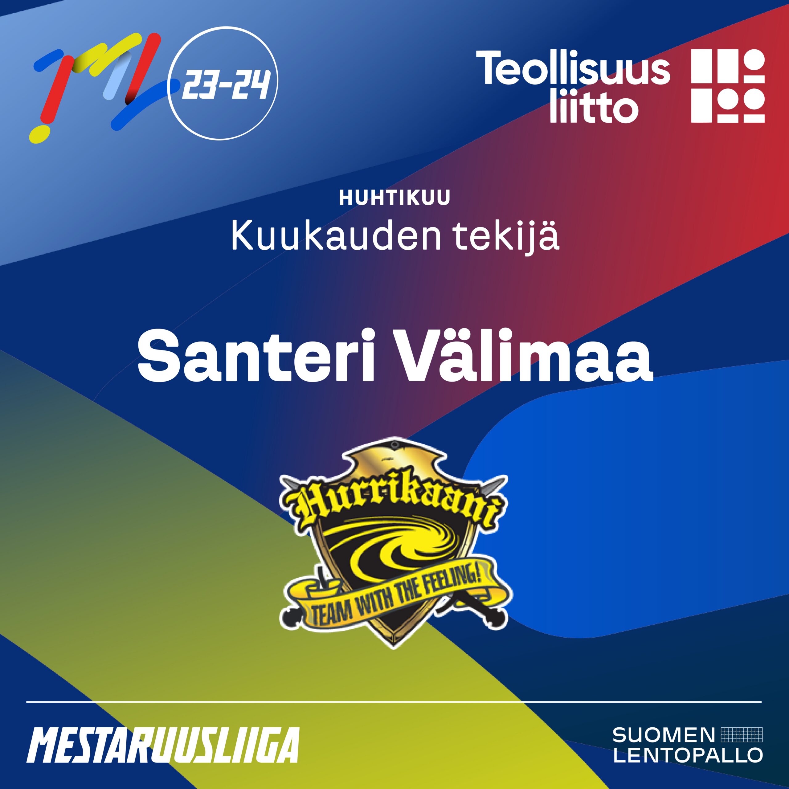 Nusbaum ja Välimaa Teollisuusliiton huhtikuun Kuukauden Tekijät Mestaruusliigassa