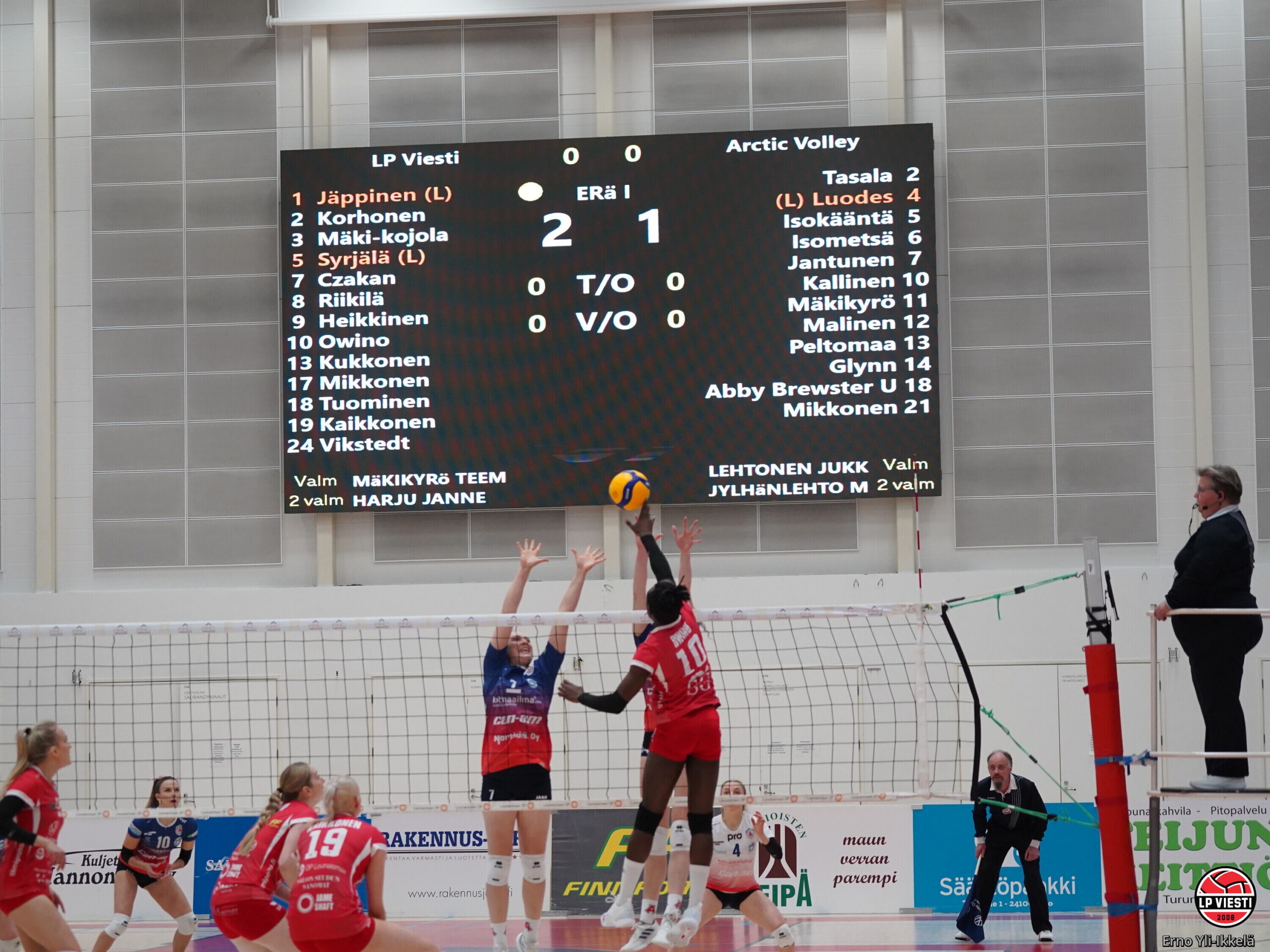 LP Viesti nappasi voiton Arctic Volleysta