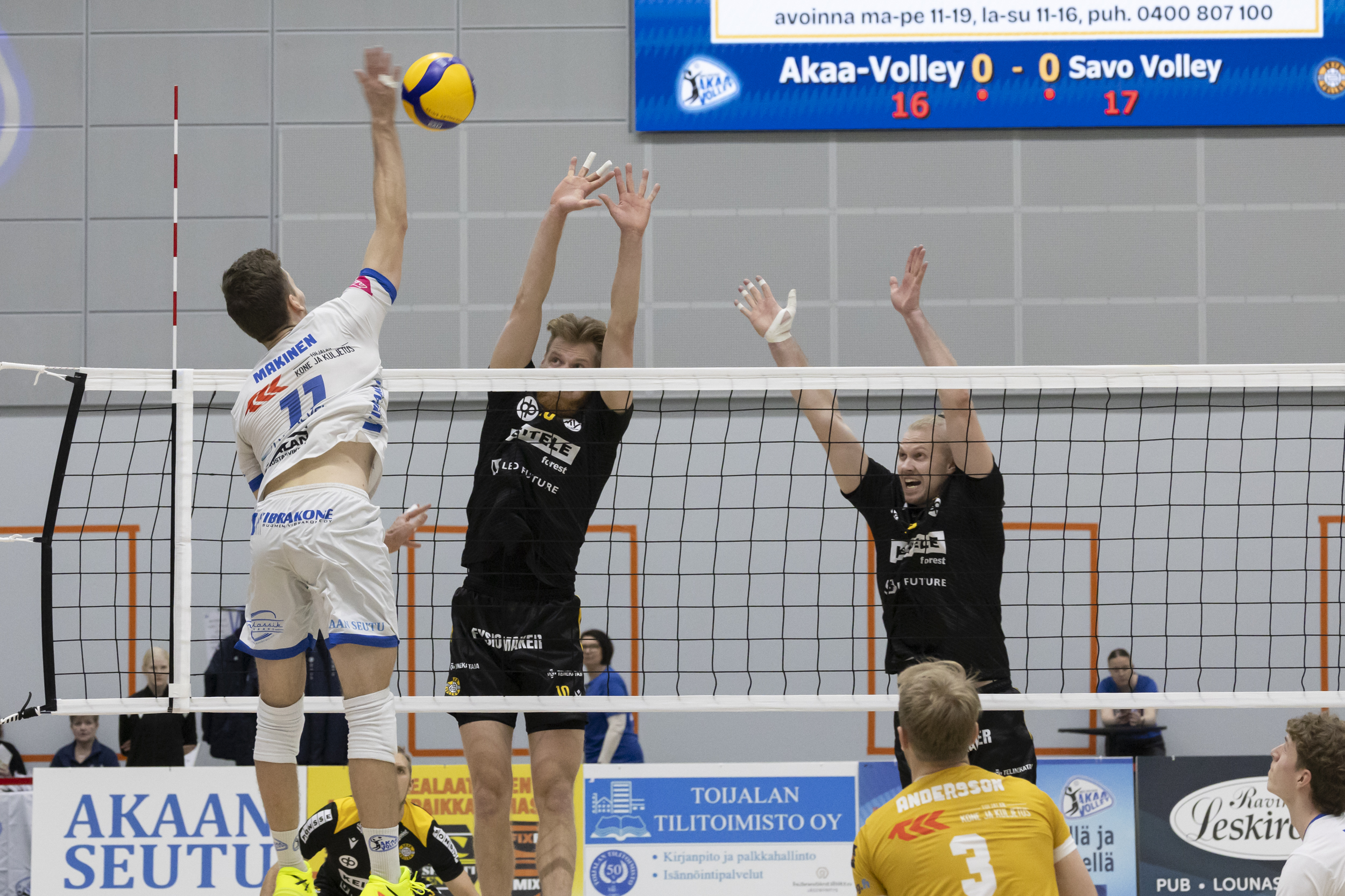 Akaa-Volley puristi voiton komeassa kohtaamisessa Savon kanssa - Hurrikaani ja VaLePa myös voittoihin