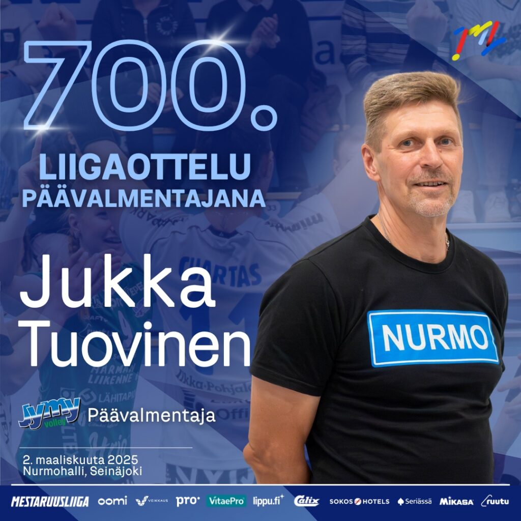 Jukka Tuoviselle täyteen 700 liigaottelua päävalmentajana 60-vuotispäivänä
