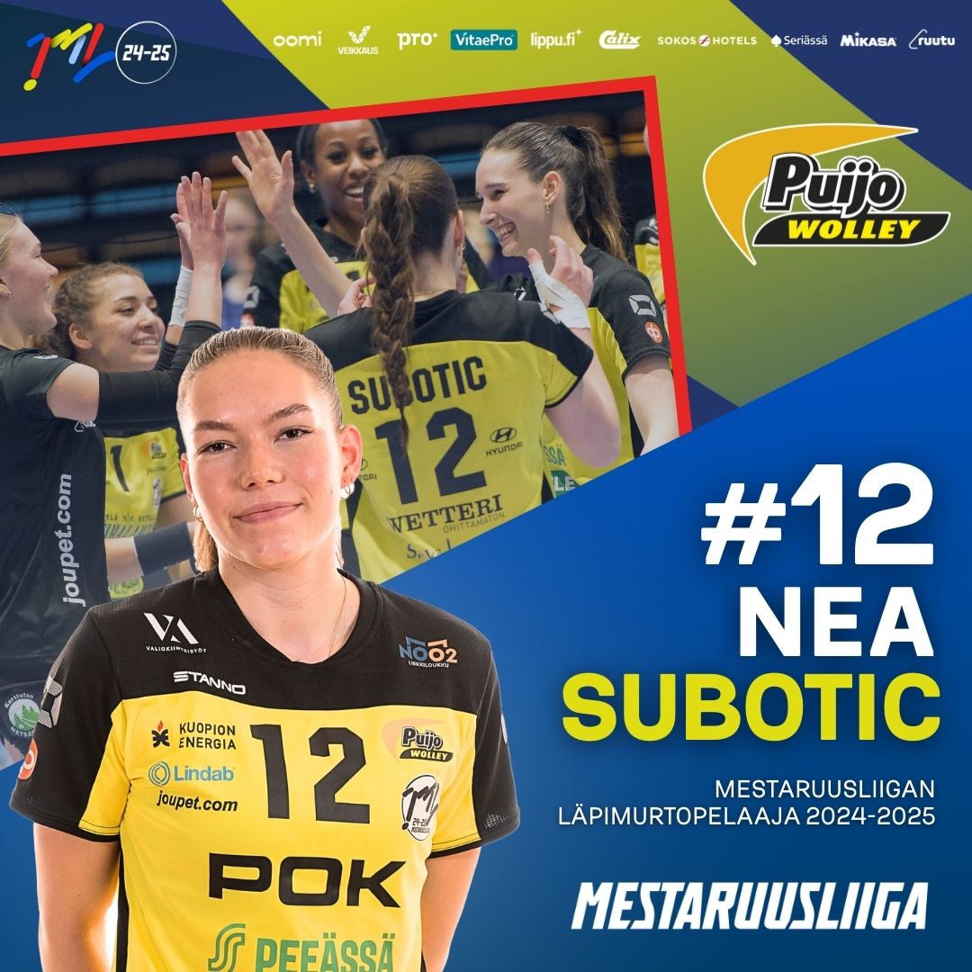 Nea Subotic ja Niklas Björlin Mestaruusliigan Läpimurtopelaajat