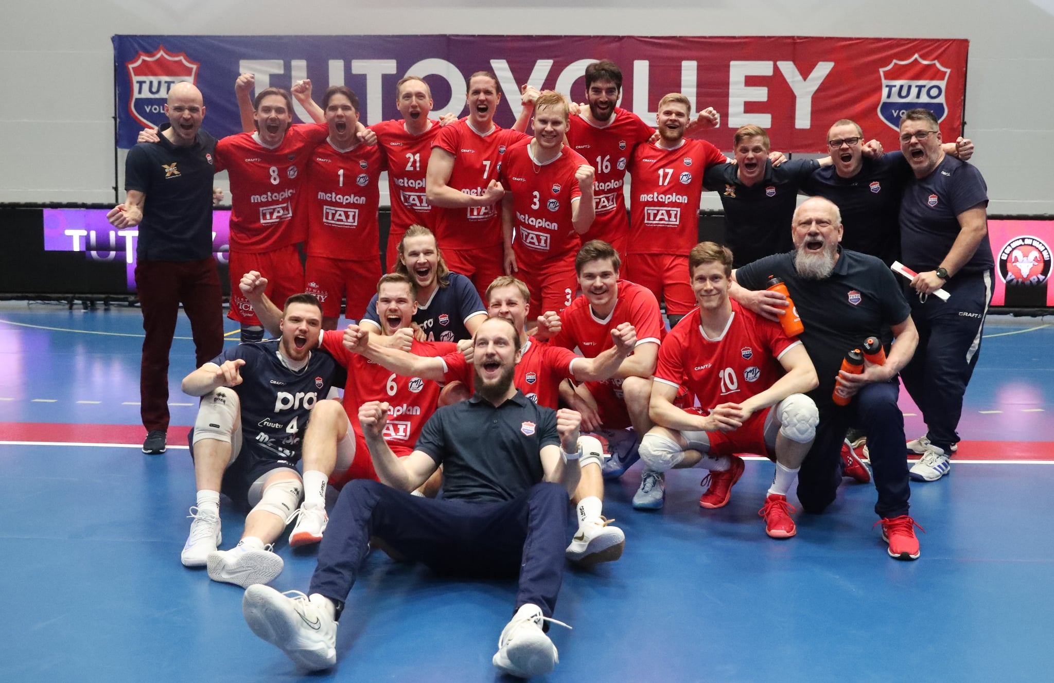 TUTO Volleylle historian ensimmäinen välieräpaikka