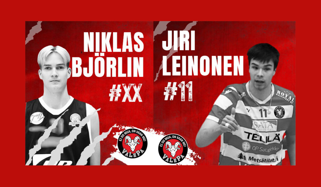 Björlin uusi mies VaLePaan - Jiri Leinonen jatkaa