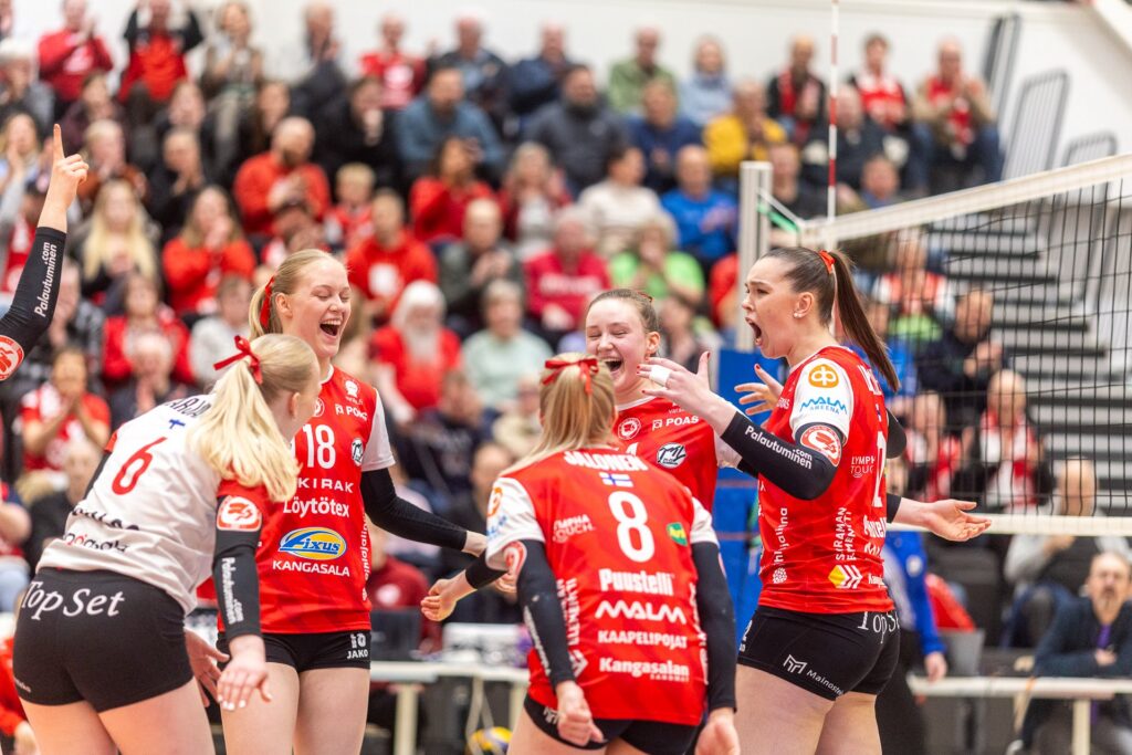 Taistelu mestaruudesta jatkuu - LP Kangasala ylivoimainen vitosfinaalissa