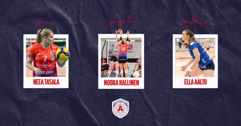 Tasala ja Kallinen jatkavat - Aalto Arctic Volleyn uusin vahvistus