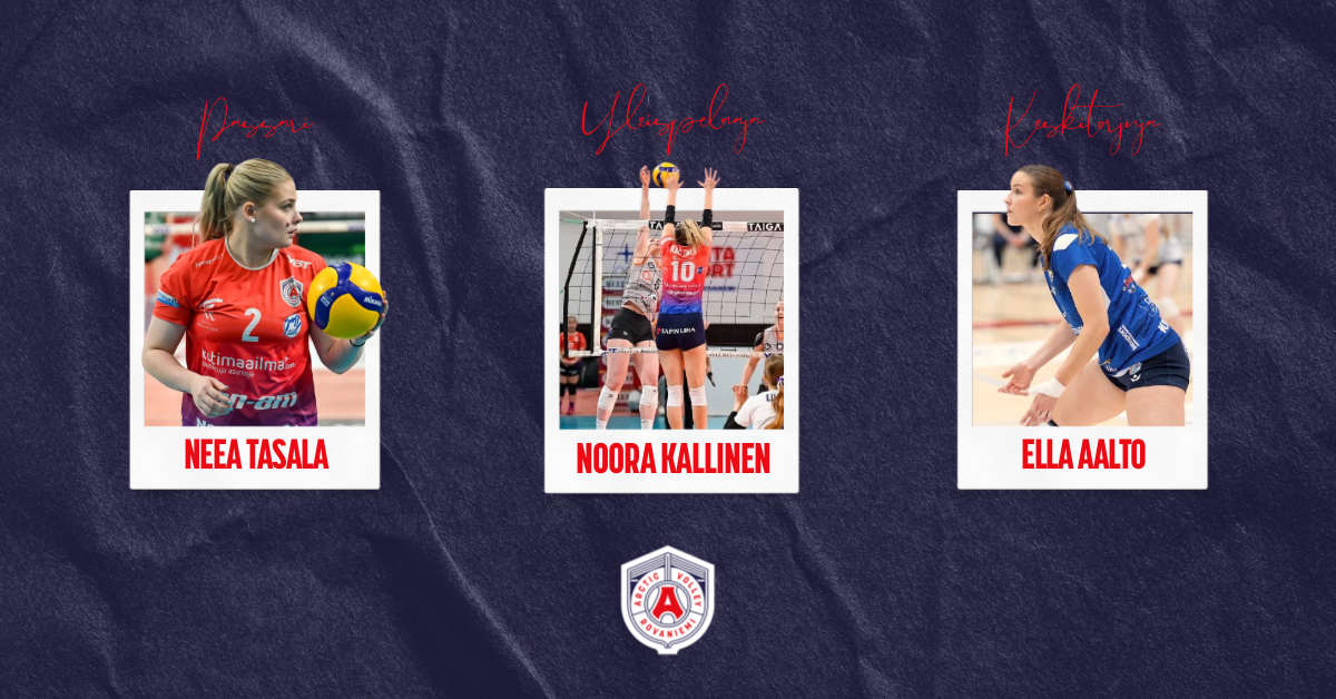 Tasala ja Kallinen jatkavat - Aalto Arctic Volleyn uusin vahvistus