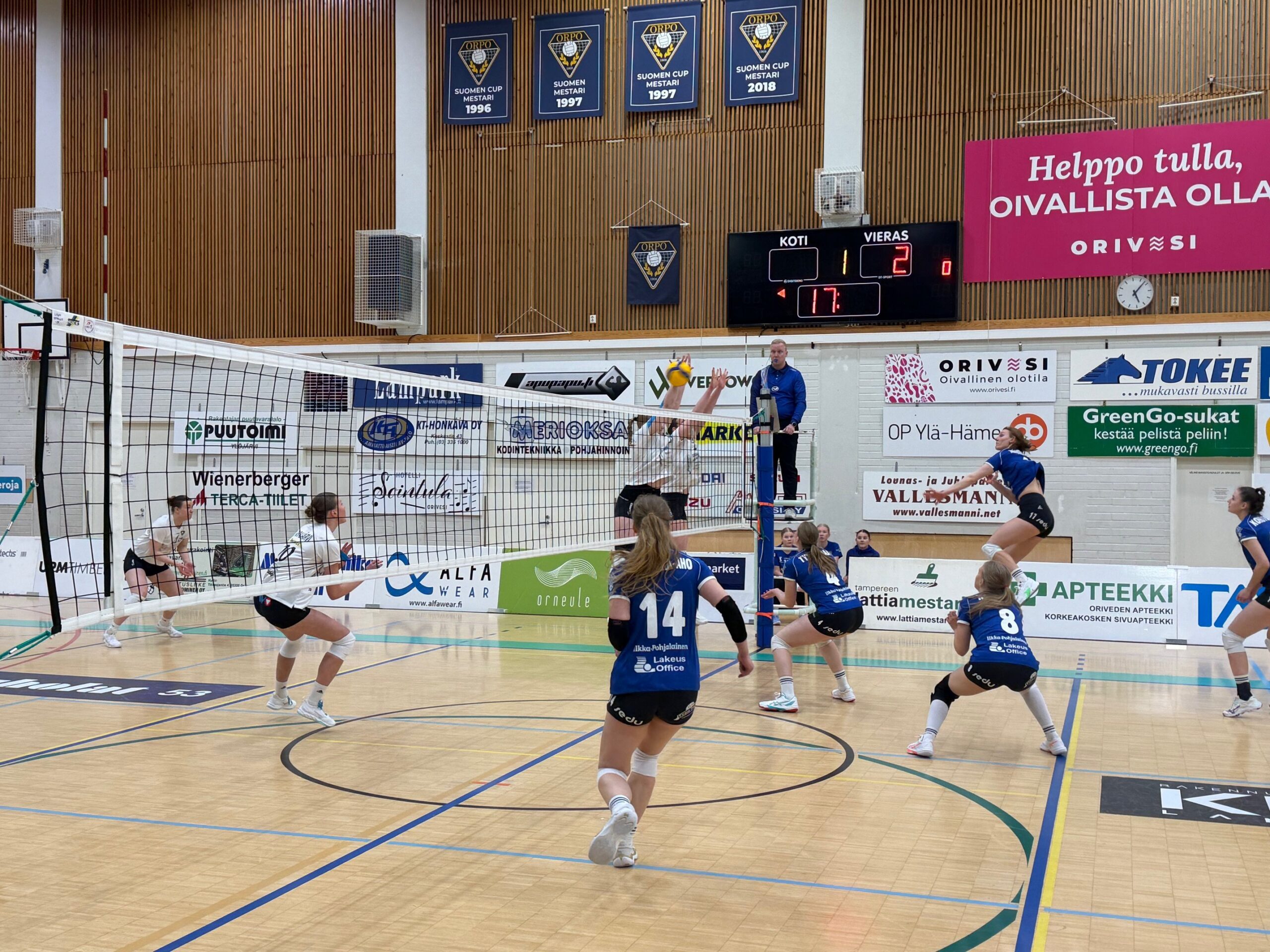 LP-Vampula palasi voittokantaan - OrPo JymyVolleyta parempi