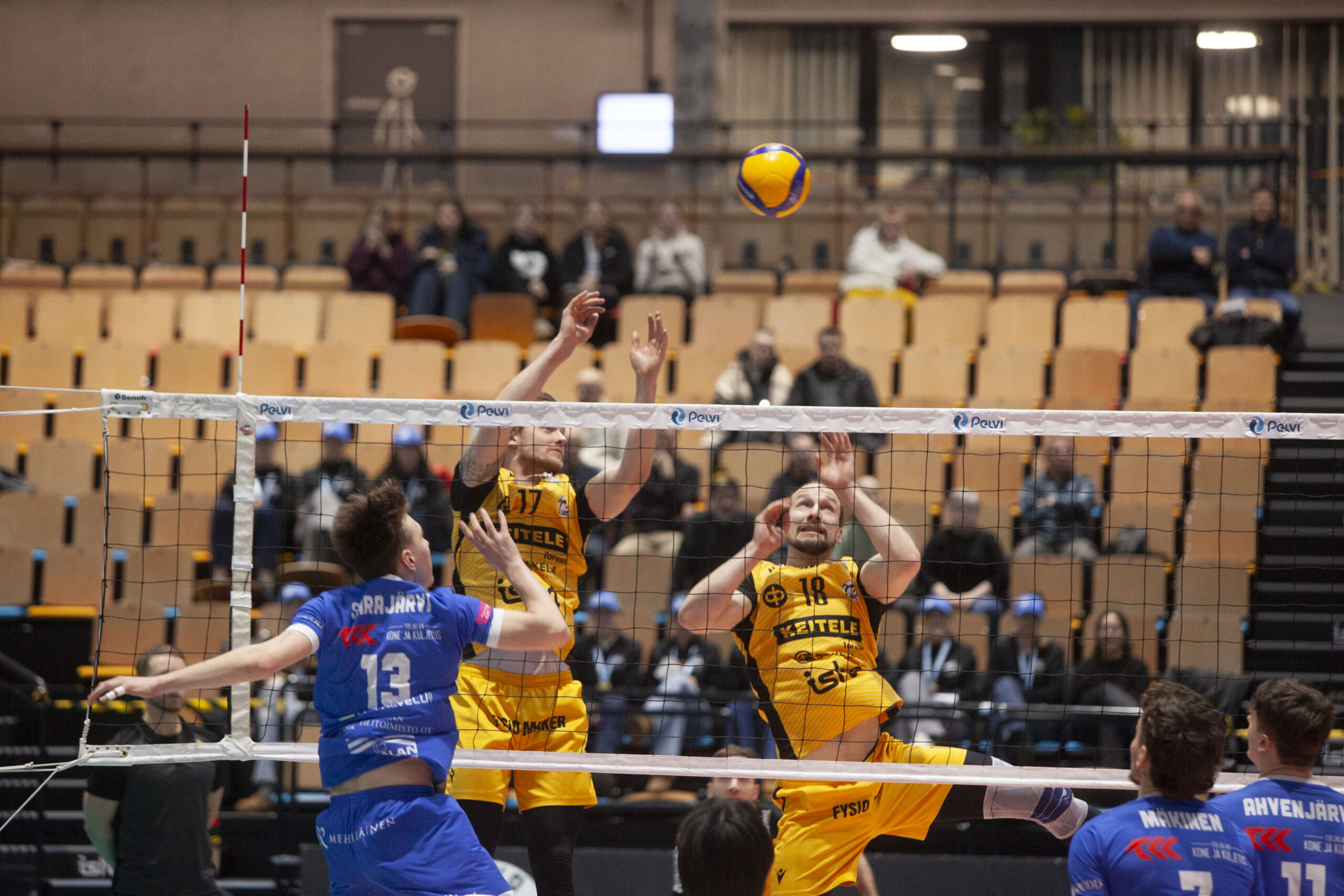Akaa-Volley jaksoi painaa puhtaan vierasvoiton Kuopiossa
