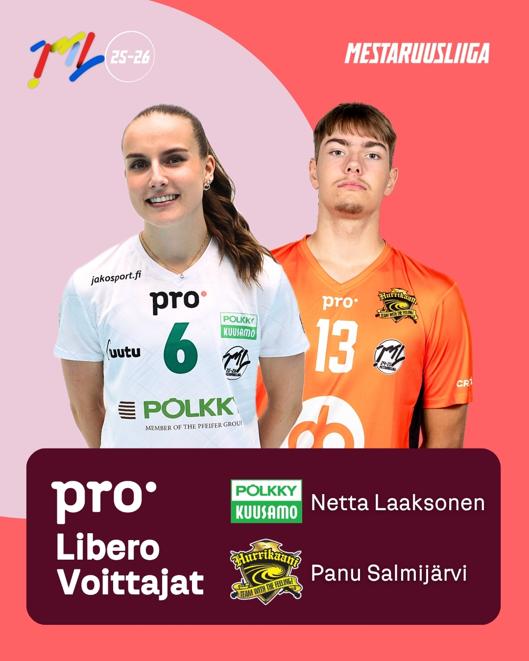 Salmijärvi ja Laaksonen PRO Libero -kilpailun voittajiksi