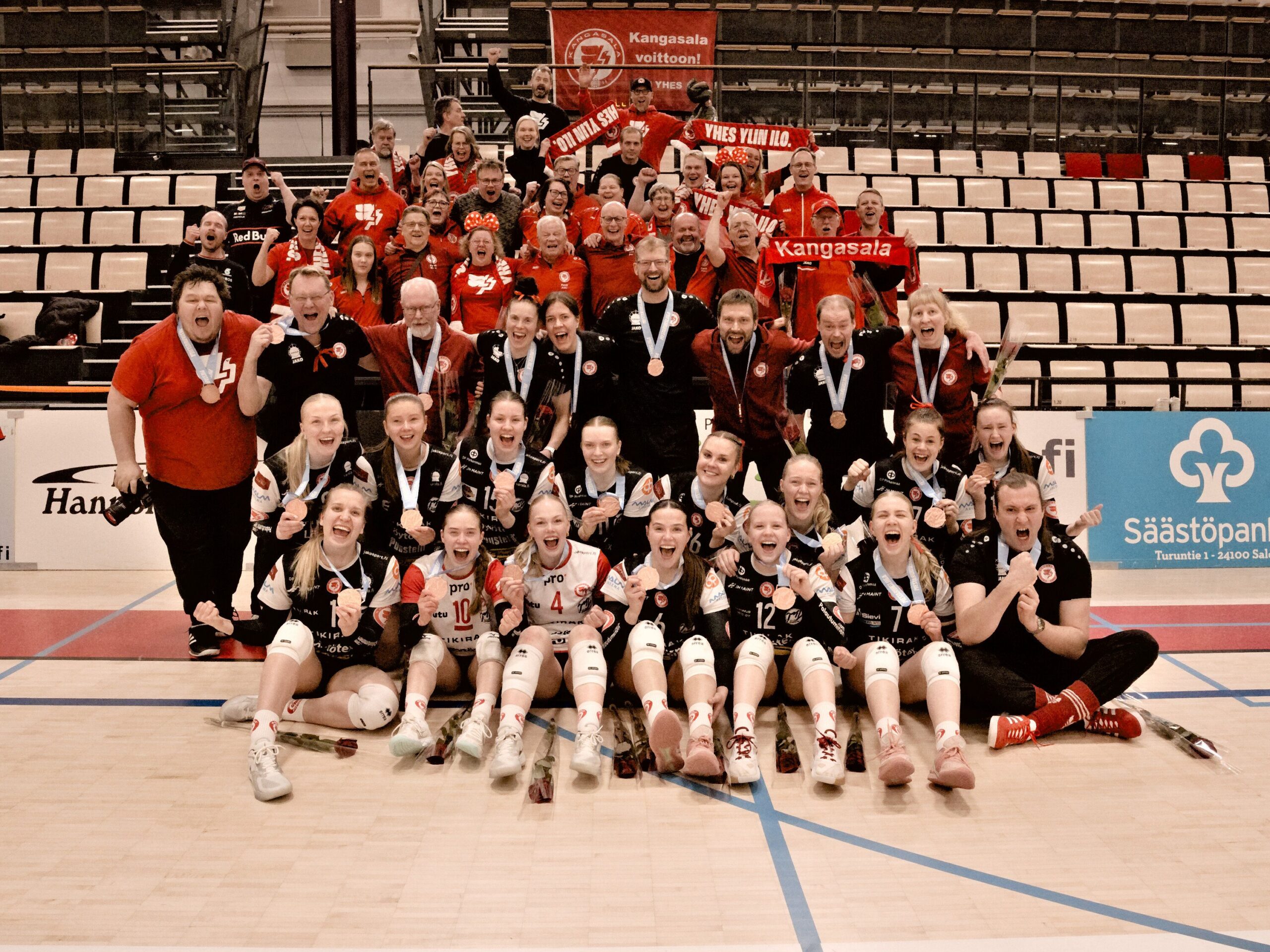 LP Kangasala juhli pronsseja