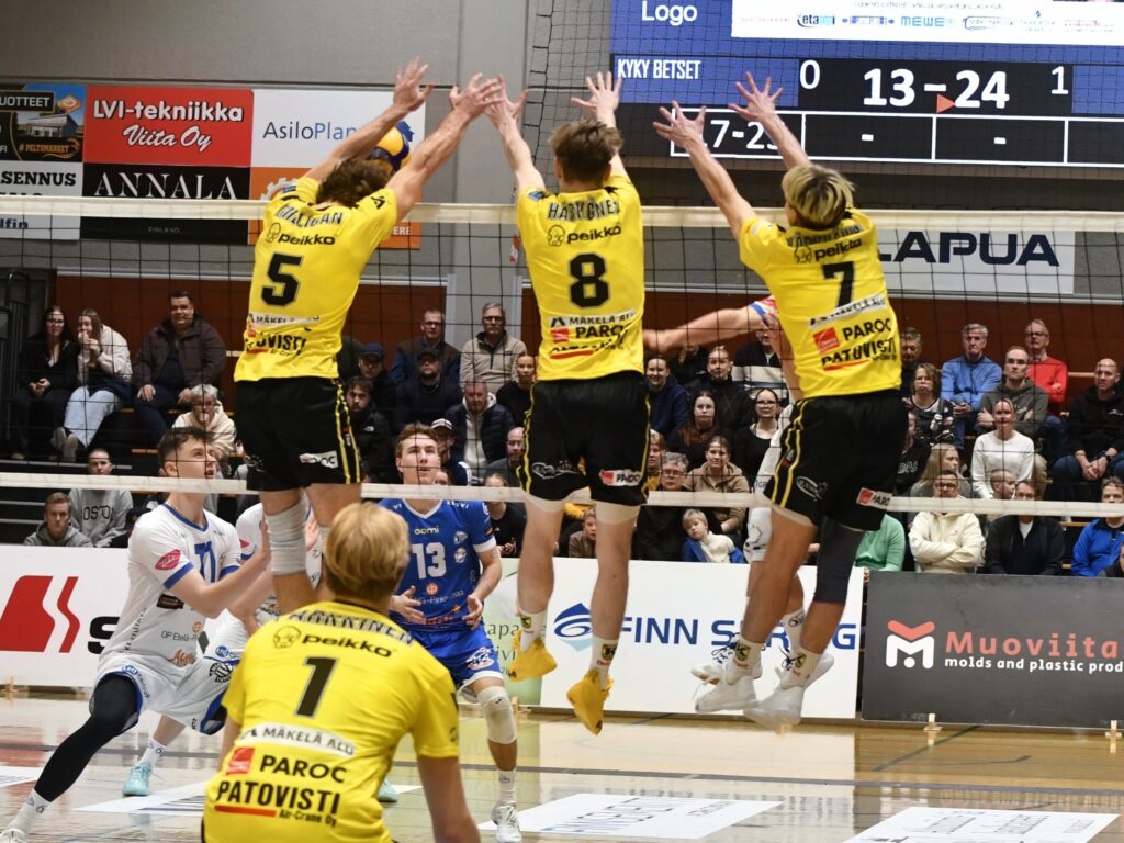 Akaa-volley liian vahva KyKy-Betsetille