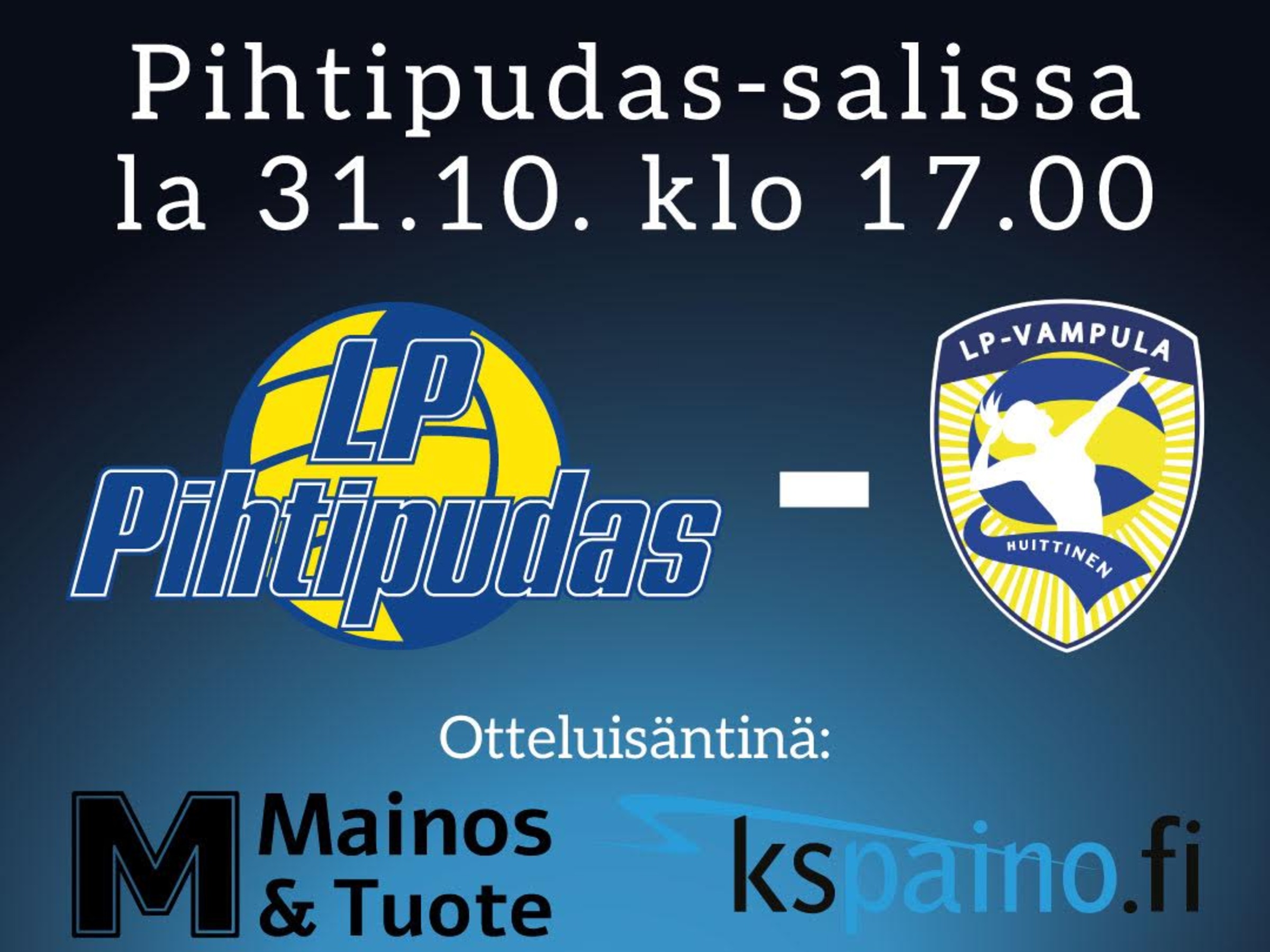 Taisteluottelu sarjapisteistä lauantaina Pihtiputaalla